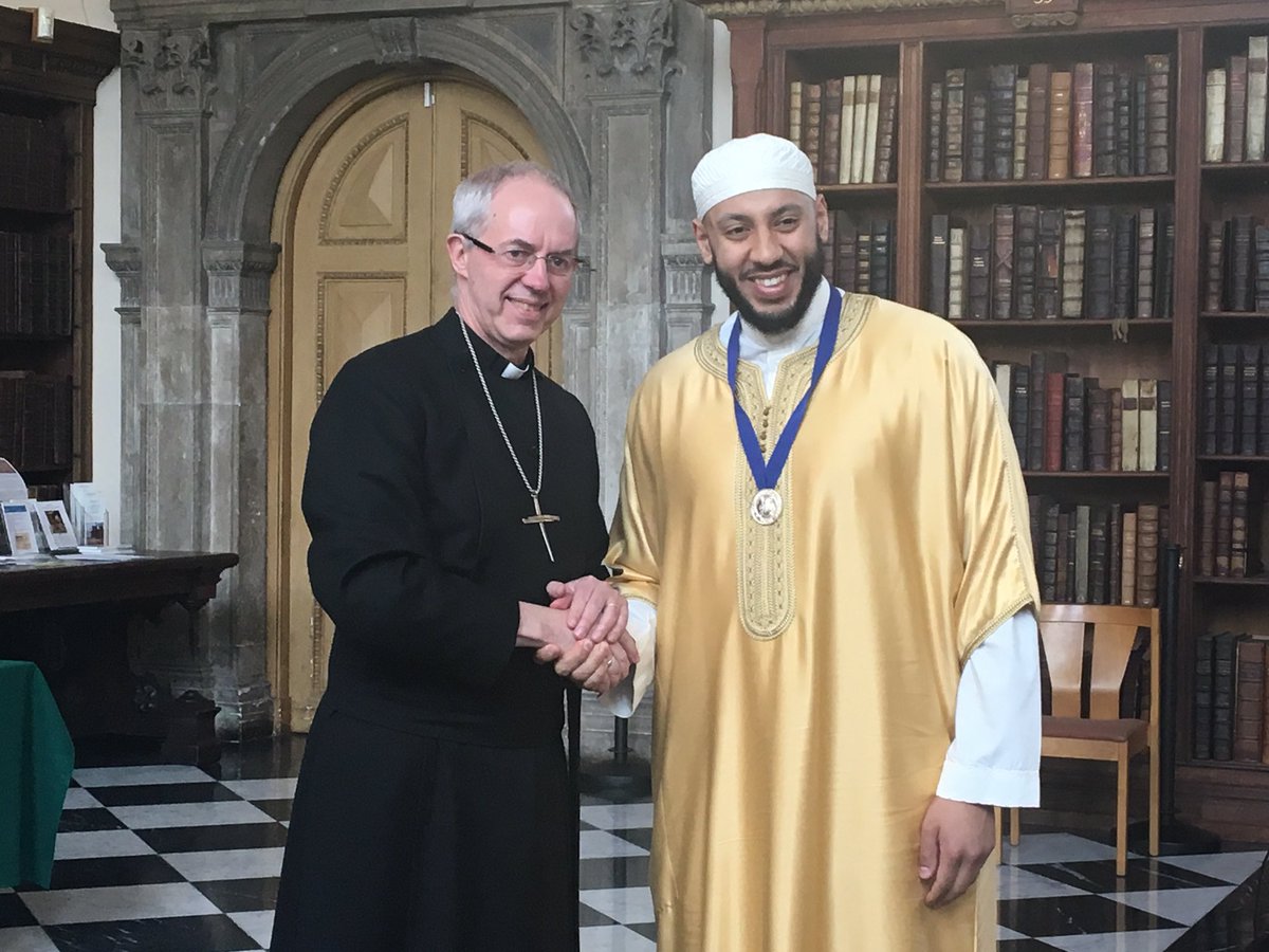 Archbishop of Canterbury recognises bravery of Imam Mahmoud during Finsbury Park attack