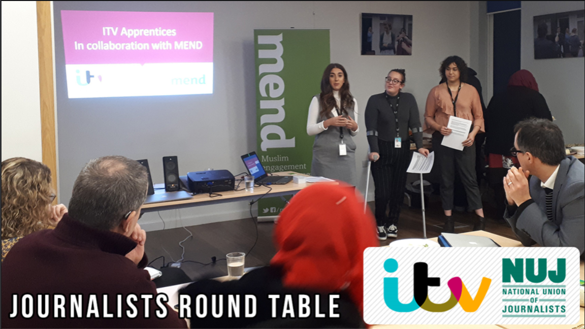 Journalists’ round-table discussion with the Muslim Community