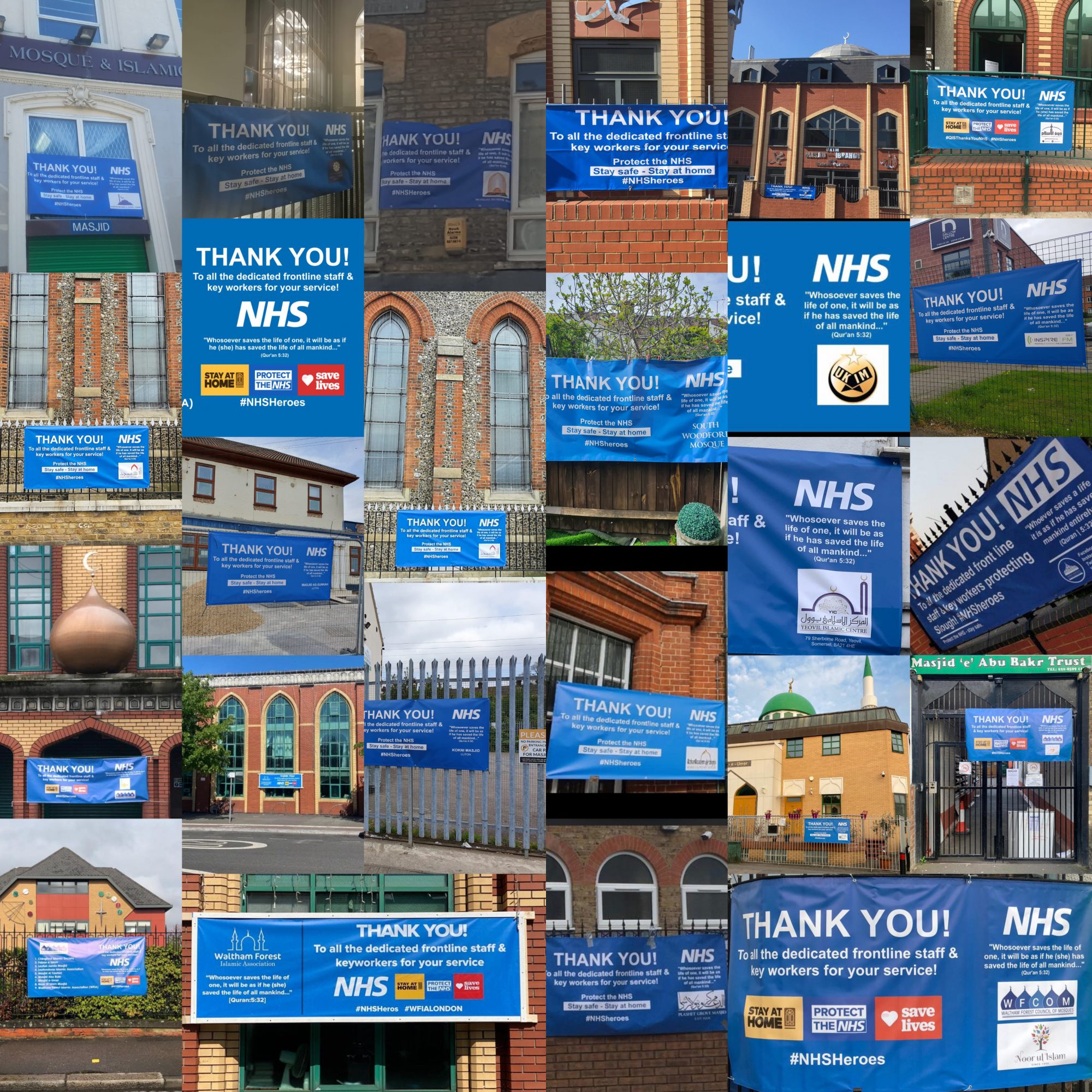 London Mosques Say Thank You NHS!