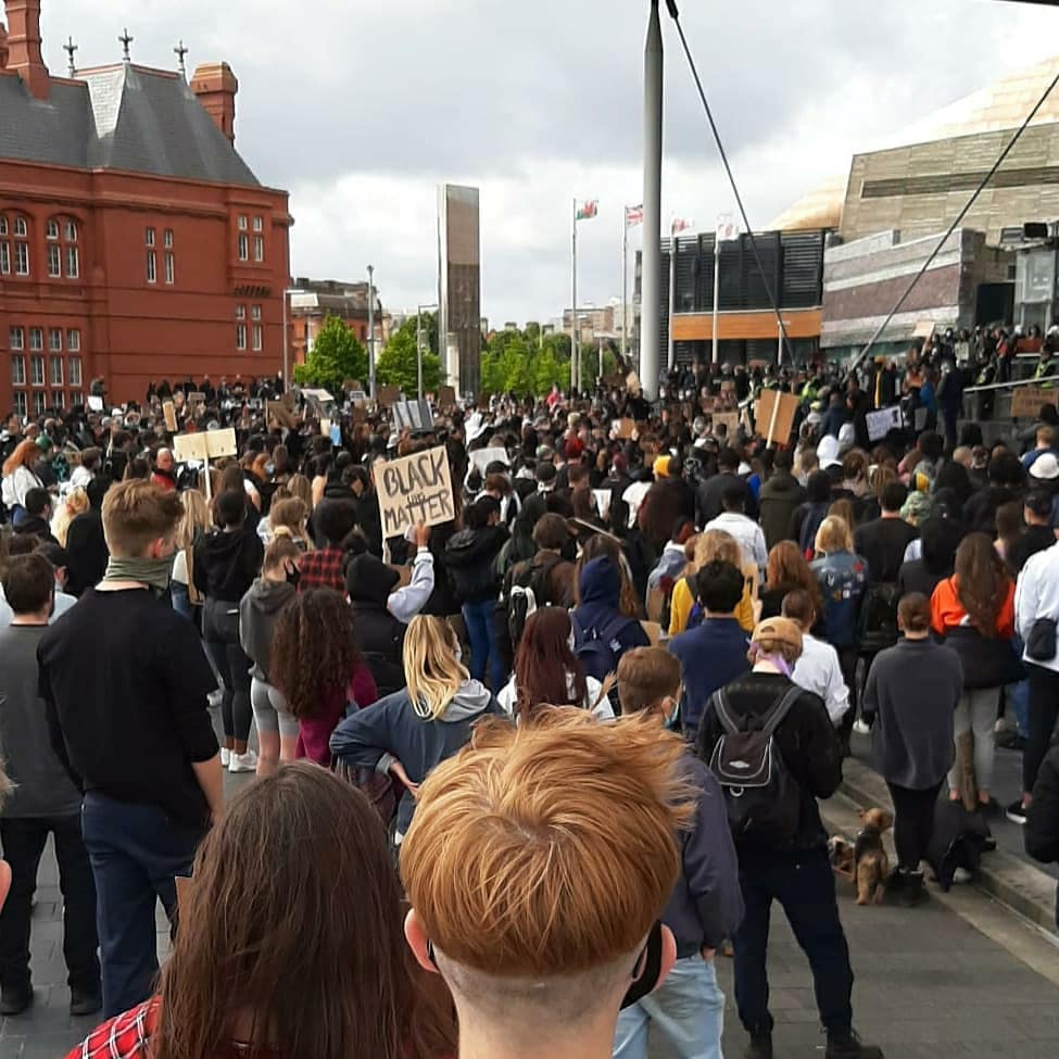 On 6th of June 2020, Cardiff witnessed its biggest protest