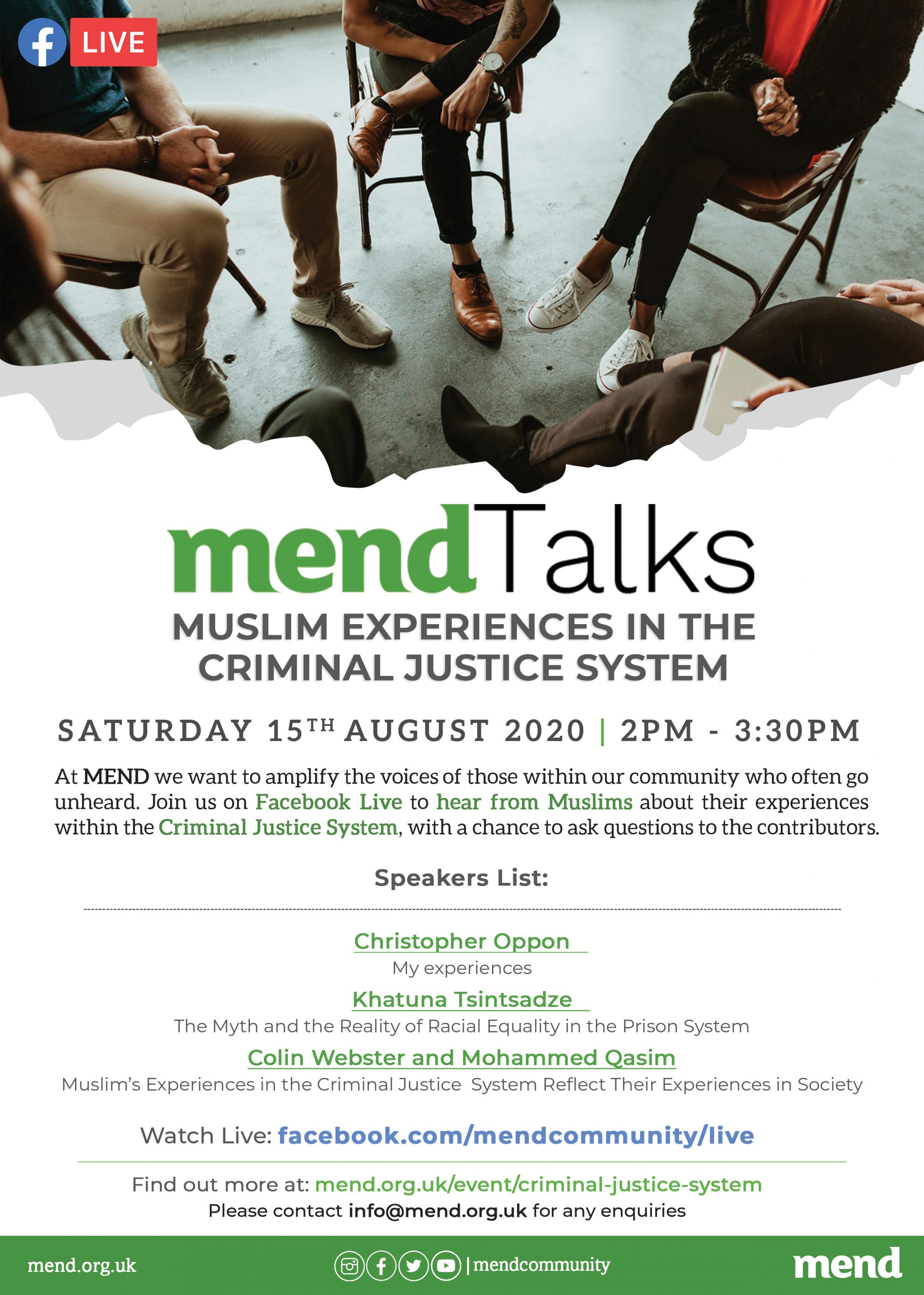 MENDtalks: Muslim Experiences in the Criminal Justice System