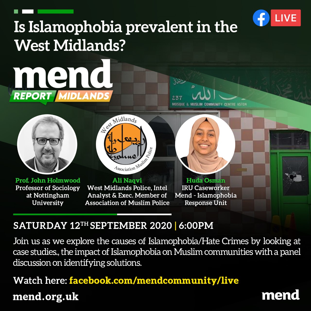MEND report Midlands: Is Islamophobia prevalent in the West Midlands?