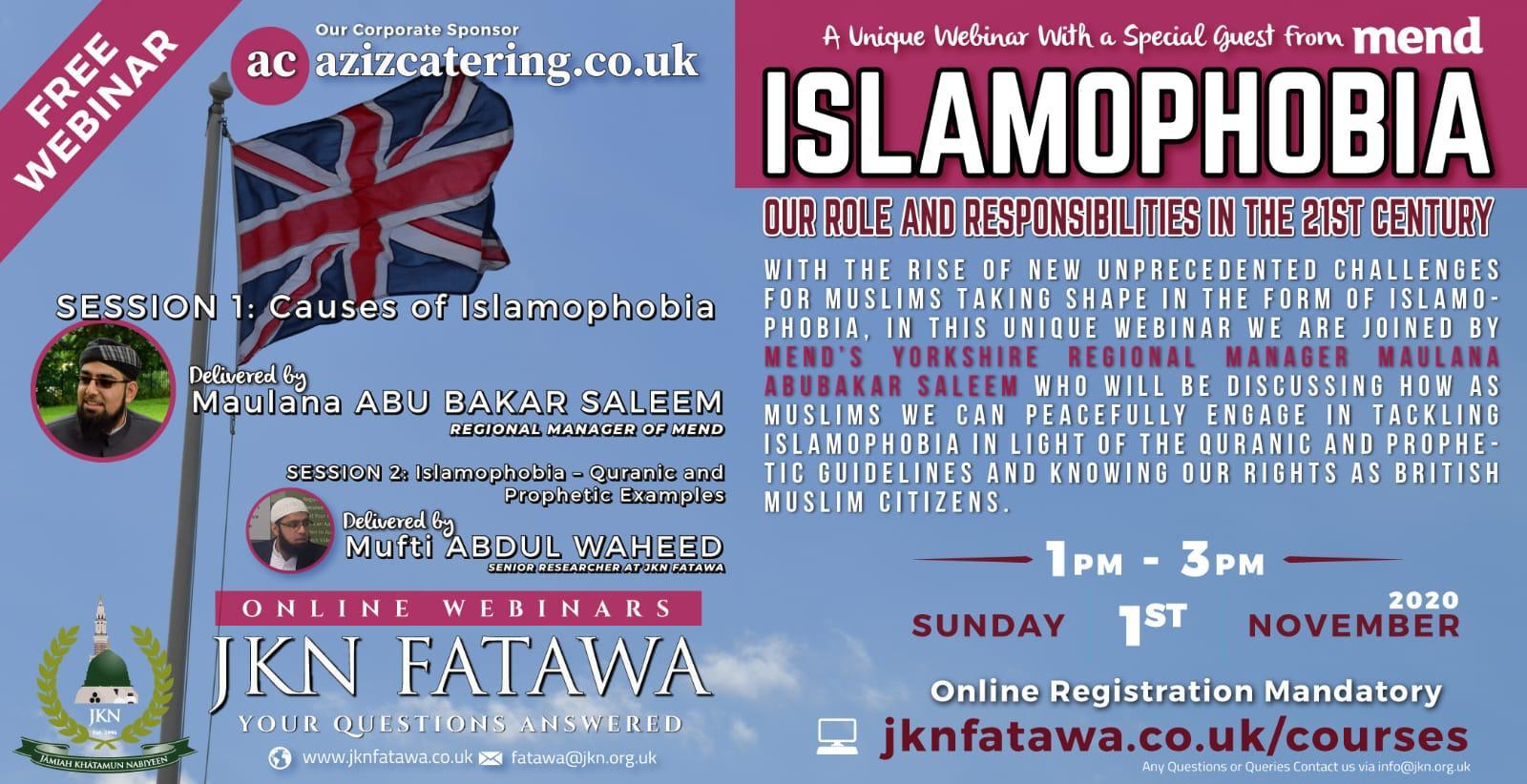Islamophobia: Our Roles and Responsibilities